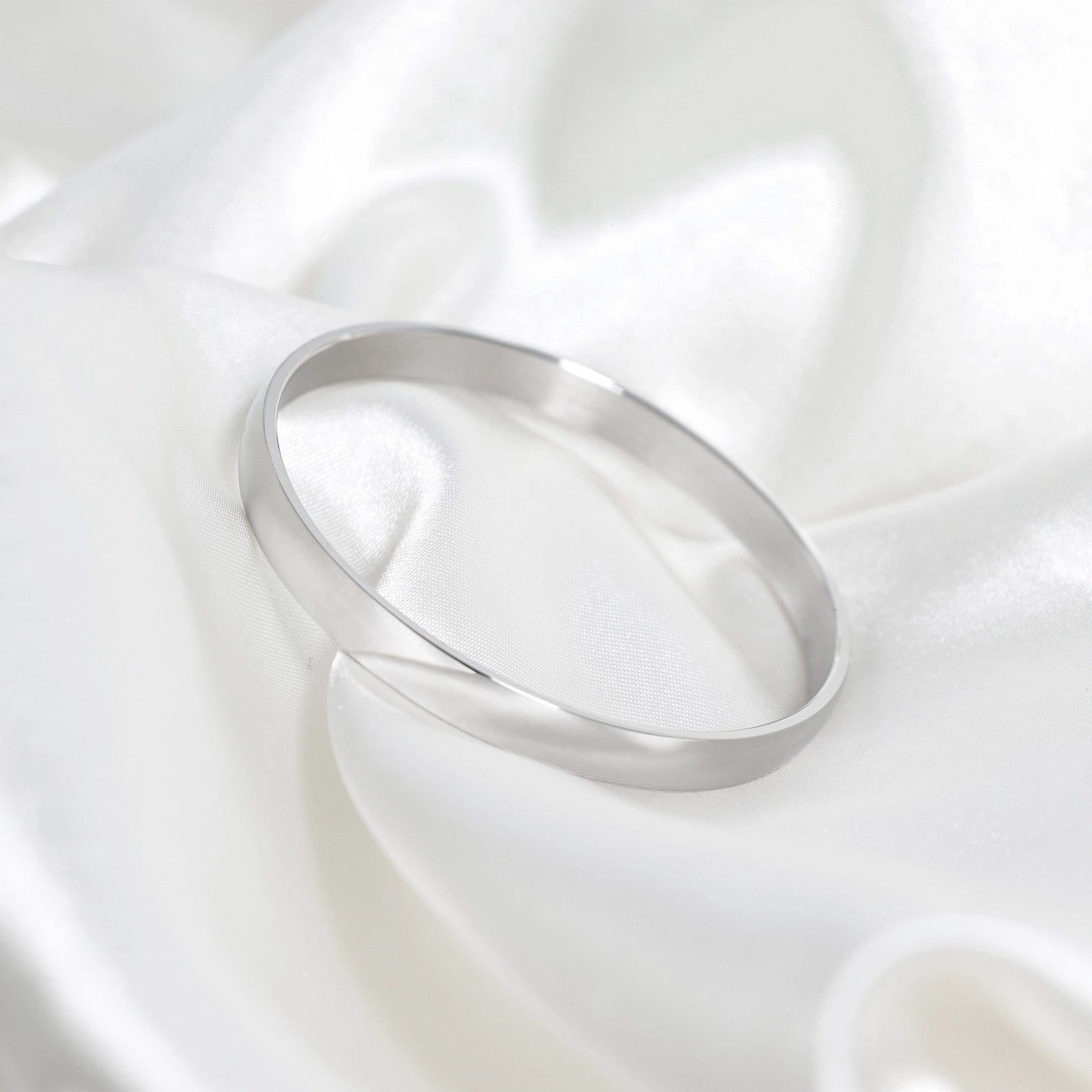 65mm Stainless Steel Bangle Bracelet - Water Resistant