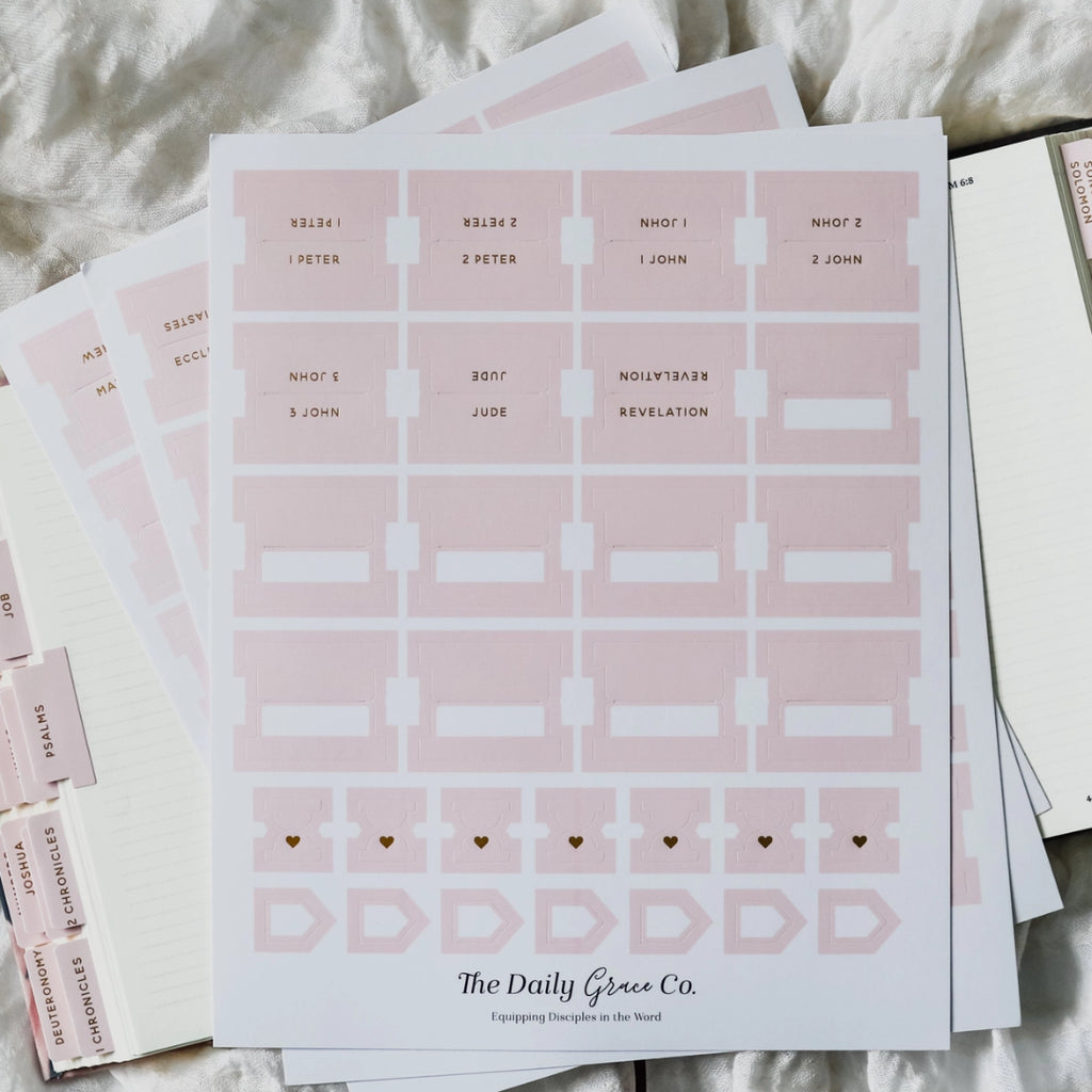 Blush Bible Tabs