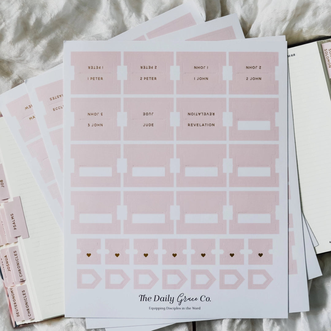 Blush Bible Tabs