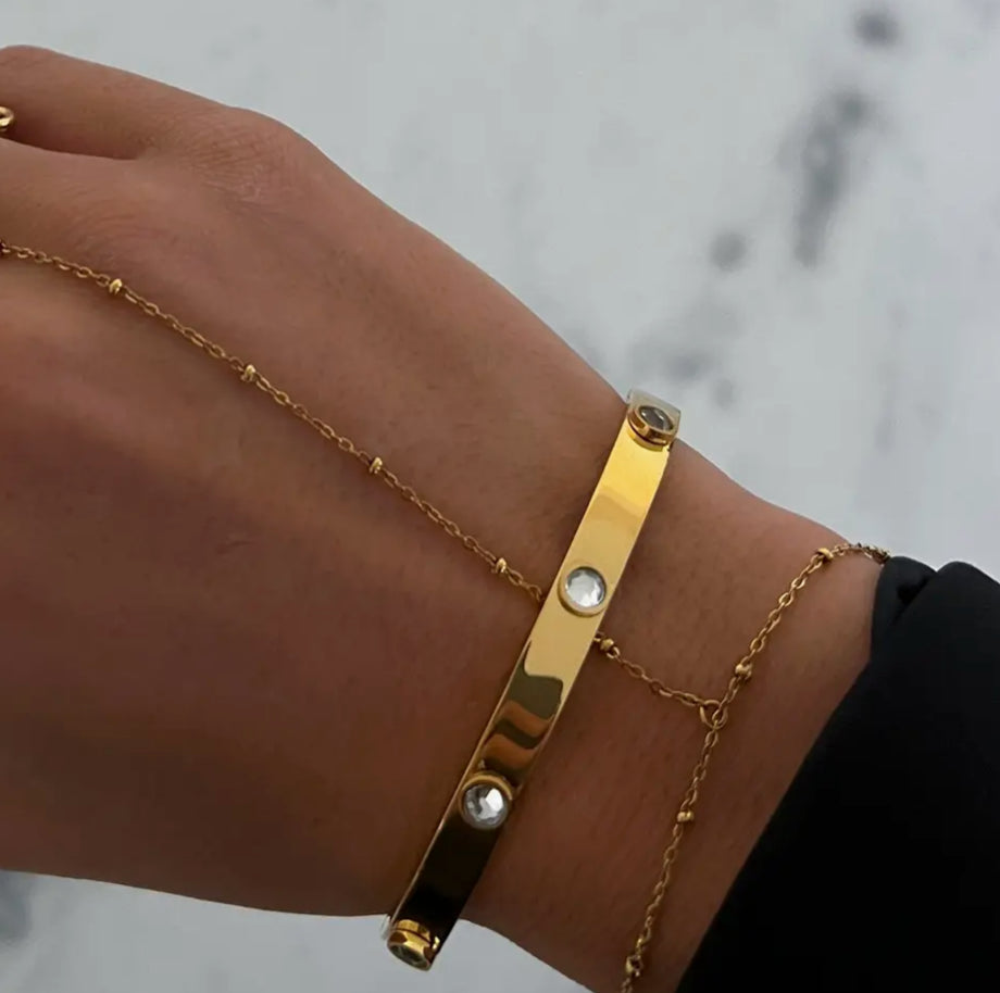 Classic Hinge Bangle - Water Resistant