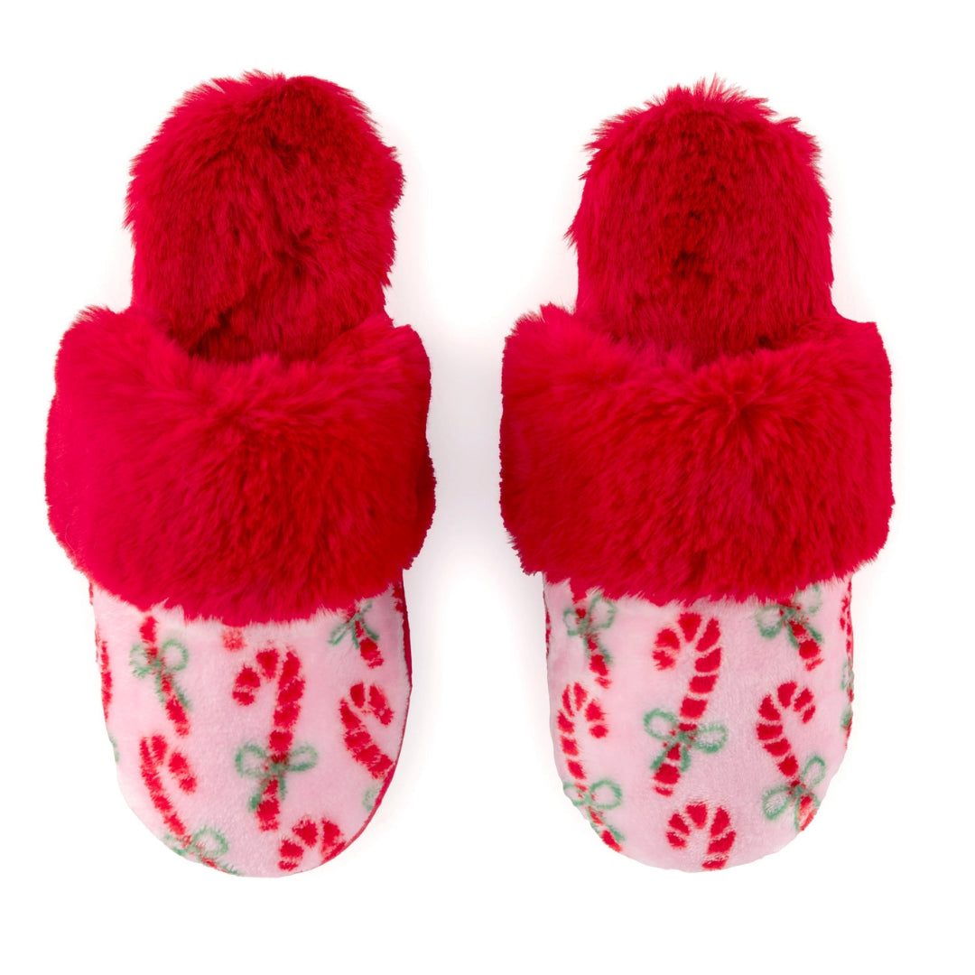 Candy Cane Slippers