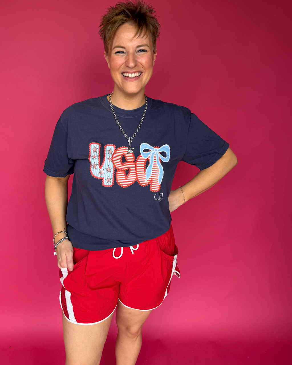 Color Kick Shorts in Red