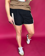 Color Kick Shorts In Black
