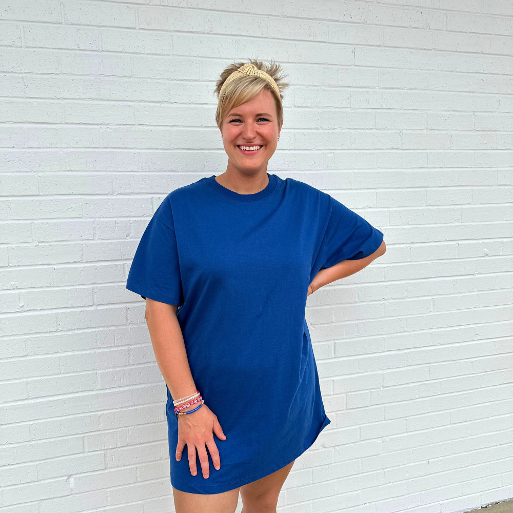 Anita T-Shirt Dress in Navy